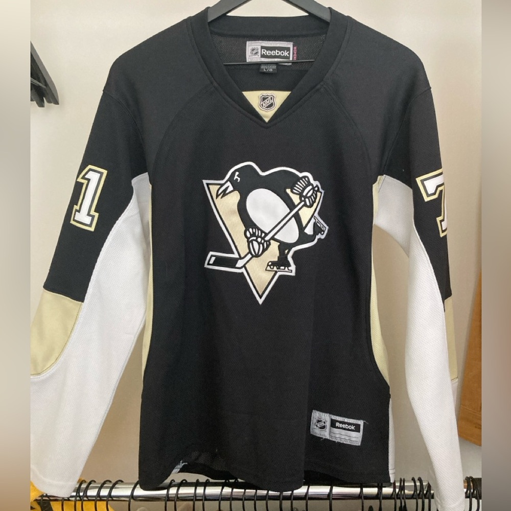 Vintage Reebok Pittsburgh Penguins Jersey: Malkin, 71